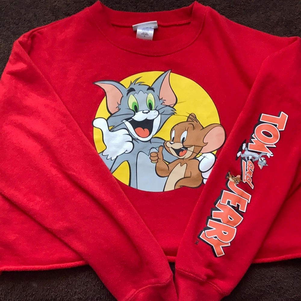 This is a Tom and jerry sweater